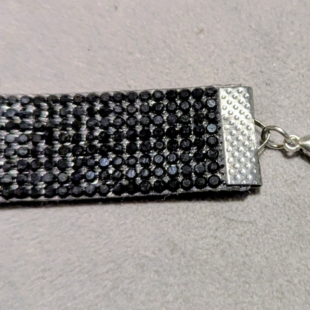 Black Rhinestone Choker - Picture 3 of 4